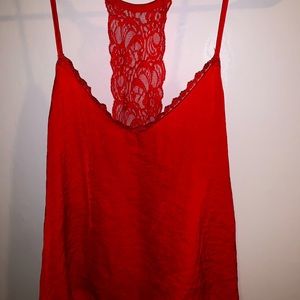 Erotic Electric Lace and Mesh Chemise with Garter White